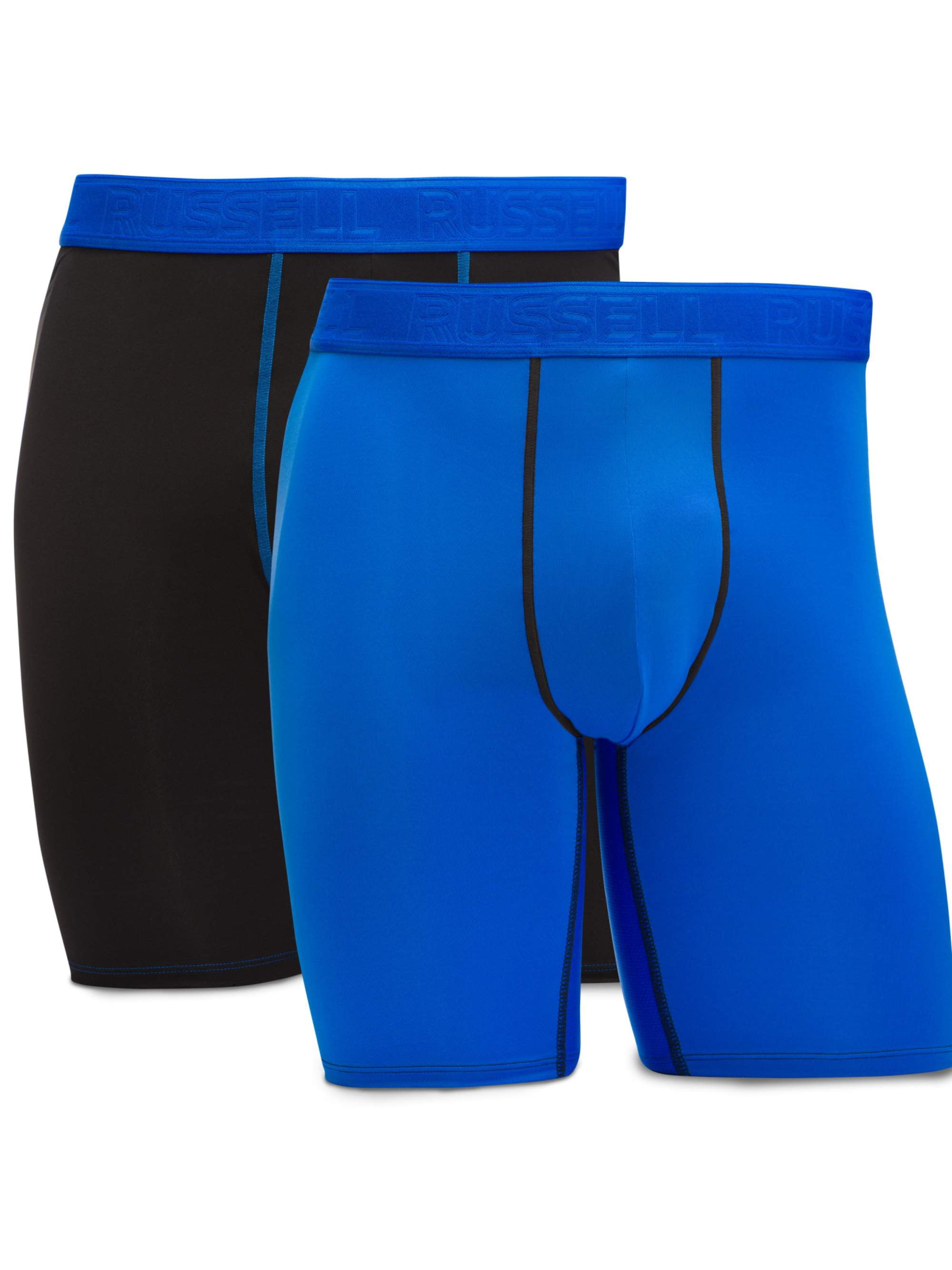 russell long leg boxer briefs