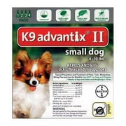 Bayer K9 Advantix II Liquid Dog Flea Drops Imidacloprid/Permethrin/Pyriproxyfen 0.056 oz.