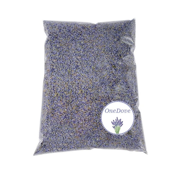 Capullos de lavanda secos OneDove, 1 kg, ultra azul, 100% naturales