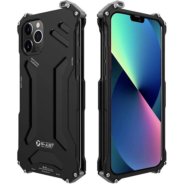 Étui de Protection Antichoc en Aluminium Gundam Compatible avec Iphone 14 Pro Max/14 Pro/14 Plus/14