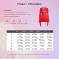 thumbnail image 5 of Venjoe Robe Mini à Manches Longues en Latex Punk pour Femmes en Cuir PU Brillant Tenue de Boîte de Nuit pour Fête Rave Scène Violet TG, 5 of 5