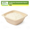 thumbnail image 3 of [100 Pack] 32oz Compostable Square Container Eco Friendly Bowls - Square Bowl Tree Free Sugarcane Bagasse Meal Prep Bento Boxes Take Out Catering Microwavable Deep Container by EcoQuality, 3 of 8