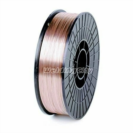 WeldingCity Mild Steel MIG Welding Wire ER70S-6 10-Lb Roll 0.023" (0.6mm) 8"-spool