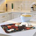 thumbnail image 6 of Yayeee Dish Drying Mat for Kitchen Counter Ultra Absorbent Easy Clean Pad 18x16", Red Flowers Pattern, 6 of 7