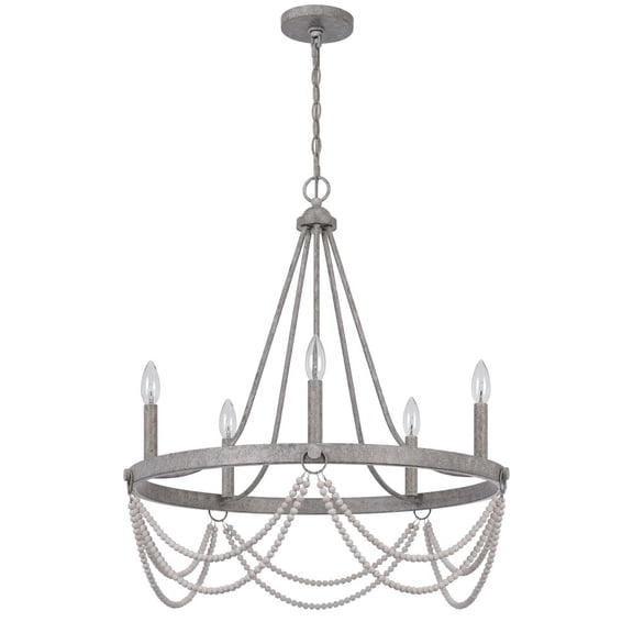FX-3791-5 Cal Lighting Anniston - 5 Light Chandelier In Traditional Style-29 Inches Tall and 26 Inches Wide