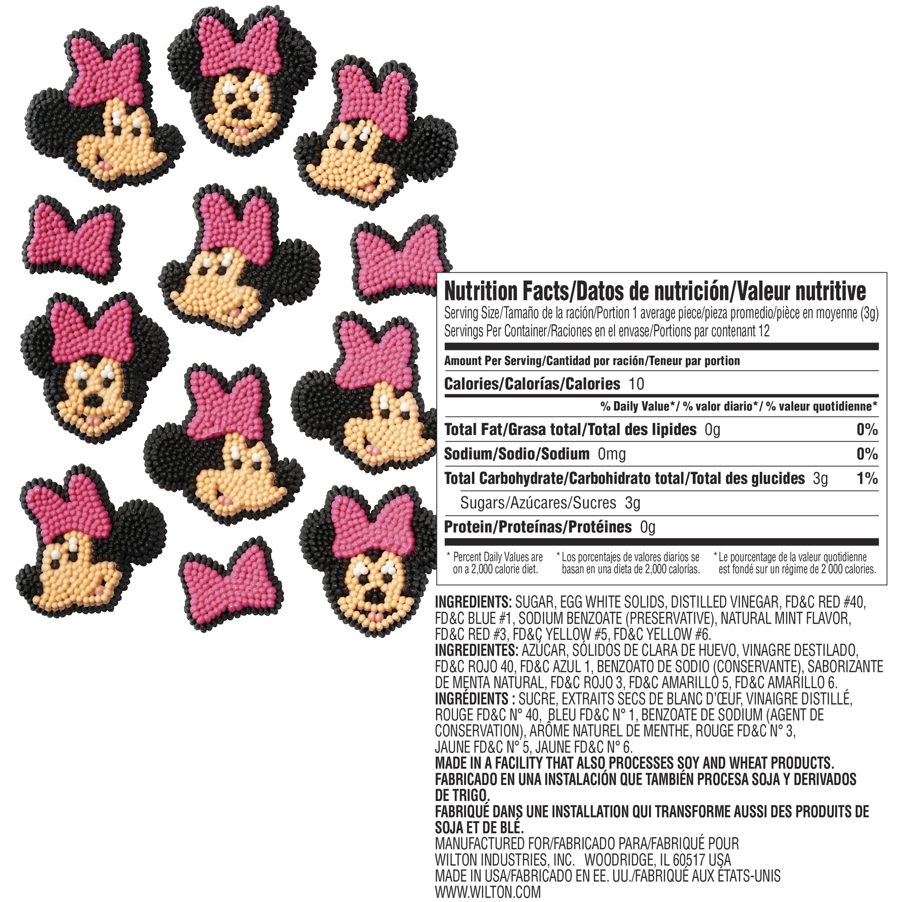Wilton Minnie Mouse Cupcake Decorating Kit, 6-Piece