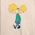 thumbnail image 3 of Hey Arnold! - Distressed Arnold - Women's Lightweight French Terry Long Sleeve Shirt, 3 of 5