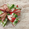 thumbnail image 5 of Teacher Gift Basket Bows, Apple Wreath Add On Bow (Red/White/Green), One Bow, 5 of 5
