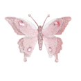 thumbnail image 2 of Clearance Under $2 Glitter Butterfly Ornament, 3D Christmas Hanging Decor, 1PC, 16.5x12.5cm, Wreath Window, Pink (B), 2 of 5