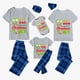 thumbnail image 1 of Pijamas familiares a juego de Navidad, conjuntos de pijamas grises Just Who Loves Christams In July, 1 of 4