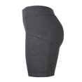 thumbnail image 3 of TheLovely Women's Cotton High Waist Outseam Length Yoga Workout Biker Shorts w/ Side Pockets, 3 of 4