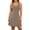 Khaki, variant on IWRICH Women's Athletic Dress with Built-In Shorts Workout Tennis Golf Active Wear U Neck A-Line Dresses WH2 XL