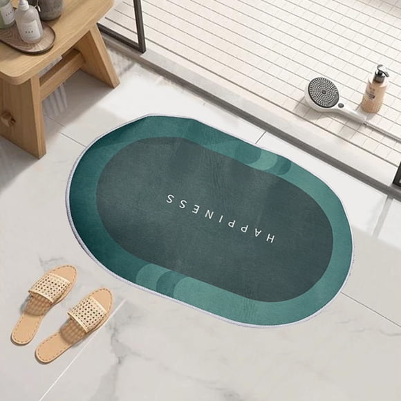 Xihbxyly Alfombrilla de Baño Superabsorbente de Secado Rápido, Antideslizante, Reposapiés Cómodo, Decoración Elegante, Versátil para Baño, Sala de Estar y Dormitorio, 40 X 60 Cm.