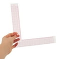 thumbnail image 3 of KAKOWELY sewing ruler Practical Sewing Measuring Ruler Plastic L Square Curve Ruler Garment Making Tool8.54"X8.46"X0.08", 3 of 4