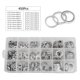 thumbnail image 2 of 450 unids juntas Lavadoras Junta de aluminio Plano Metal Lavadora Junta Surtido de anillos de sellado de aluminio, 2 of 6