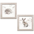 thumbnail image 1 of Gango Home Decor Shabby-Chic A Woodland Walk XII & XIII by Lisa Audit (Ready to Hang); Two 12x12in Distressed Framed Prints, 1 of 5