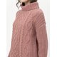 thumbnail image 5 of Suéter tejido grueso cuello alto AMAD Casual para mujer Talla M, 5 of 5