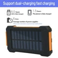 thumbnail image 5 of CATGOOD 26800mAh Solar Charger for Cell Phone iPhone, Portable Solar Power Bank, 2 LED Light Flashlight, 5 of 9