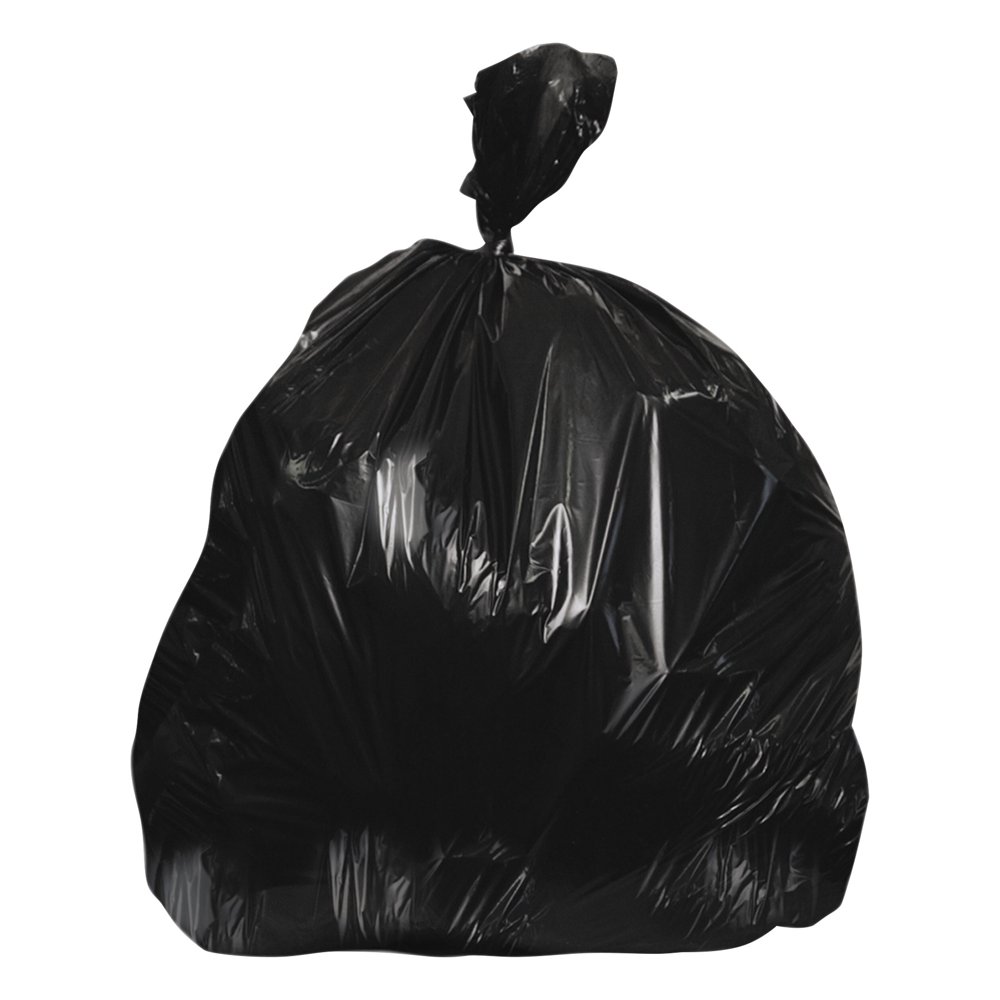 Heritage HighDensity Coreless Trash Bags, 60 gal, 17 mic, 38 x 60, Black, 200/Carton Walmart