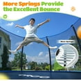 thumbnail image 4 of ORCC Trampoline for Kids Adults 1200 lbs Capacity Outdoor Trampolines 16 15 14 12 10ft, 4 of 8