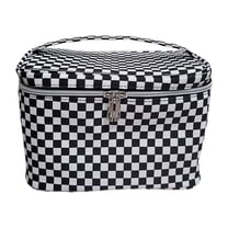 Portable Toiletry Bag Pencil Case Travel Organizer Storage Zipper Design Laundry Style B