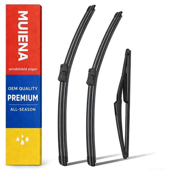 MUIENA Windshield Wipers Replacement for Lexus RX350 2016-2023,Lexus RX450h 2016-2022,OEM Quality Premium All-Season Front Rear Wiper Blades-26" 21" 16"(Pack of 3)