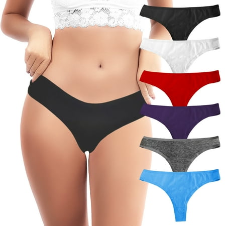 

TESOON Seamless Underwear for Women Bikini Panties 6 Pack