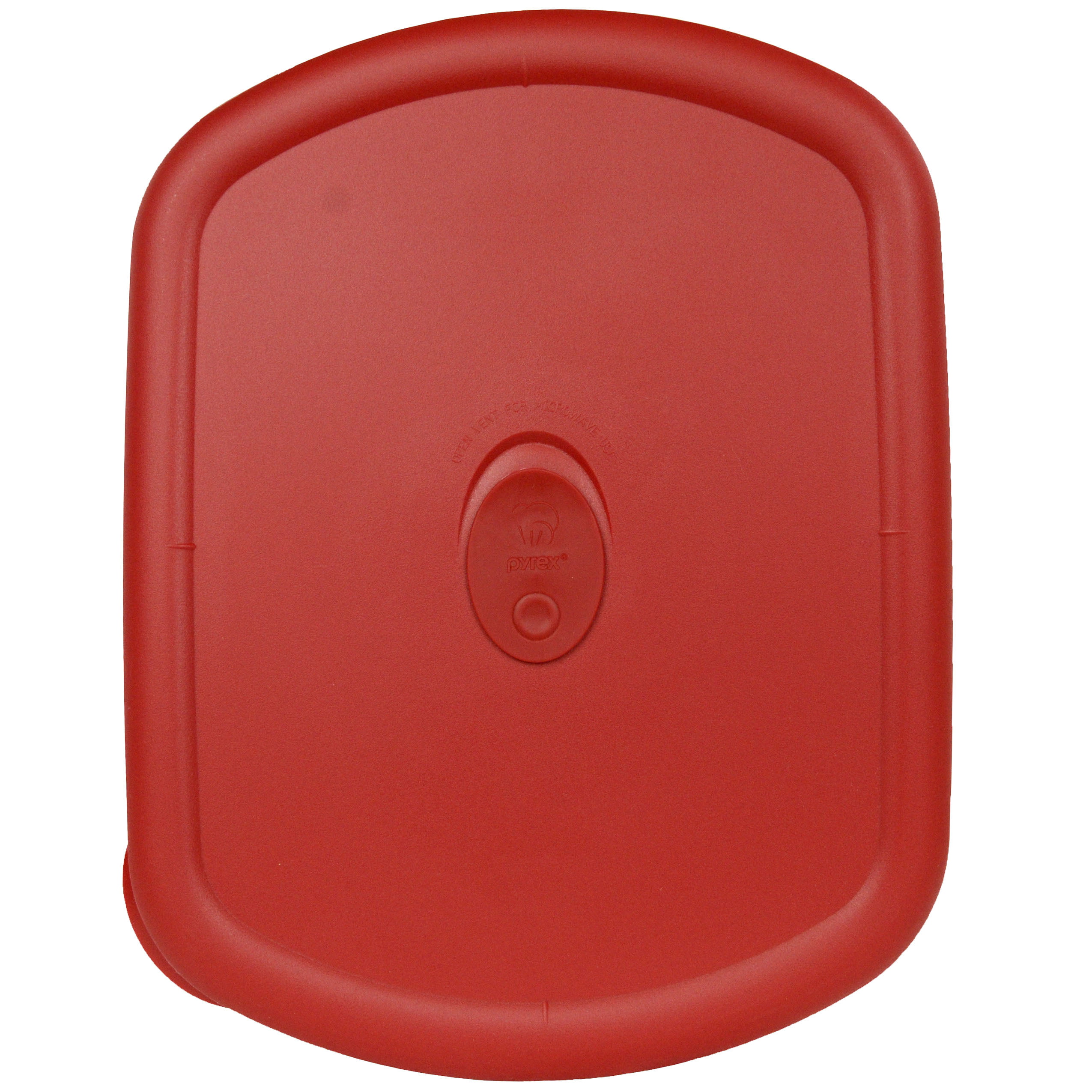 Pyrex 7211r 4-Lock/Freshlock Poppy Red Plastic Storage Replacement Lid (2-Pack)