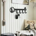 thumbnail image 6 of "TZGSONP Farmhouse Wall Mounted Key Holder with 4 Hooks, Decorative Rack for Entryway, Office, 10"" x 3.7""", 6 of 8