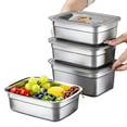 thumbnail image 5 of Eosunjian Stainless Steel Lunch Container with Lid Stainless Steel Food Box with Leak-proof Lids Stackable Metal Snack Container 304 Food-grade Storage for Meal, 5 of 8