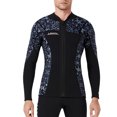thumbnail image 1 of Eigraketly DIVE SAIL 1.5MM Traje de neopreno Tops Térmico Mantener caliente Trajes de neopreno de manga larga Trajes de buceo para aeróbic Deportes acuáticos hombre gris L, 1 of 6
