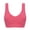 Watermelon red, variant on Clearance Sale 2025 Intimates Double Size Bandeau Plus Stretchy Padded Top Women Strapless Removable Bra