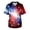 Hot Pink(American Flag Stars), variant on 4th of July Mens Scrubs Tops Big and Tall V Neck Short Sleeve Casual America 250 Flag Uniforms American Flag Stars Striped Scrub Tops Medical Stretch Nursing Tops With Pockets Wine 5XL