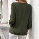 thumbnail image 4 of Neewe Women's 3/4 Length Sleeve Tops Round Neck T Shirts Loose Fit Blouses Casual Tees 2026 Fashion Clothes, 4 of 7