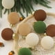 thumbnail image 3 of 12 Bolas Navideñas de Terciopelo Flocadas, Adornos Navideños de Plástico, Adornos Colgantes Decorativos para Árbol de Navidad, 36 Pulgadas, 3 of 7