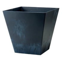 ArtStone 35148, Black, Ella Square Planter, 14-Inch