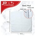 thumbnail image 2 of Microfiber Cleaning Cloths, Pack, 16"x16", All-Purpose, Softer, Highly Absorbent, Lint-Free, Reusable, Washable Pro Towels, White, for House, Kitchen, Bathroom, Car, Office, 2 of 6