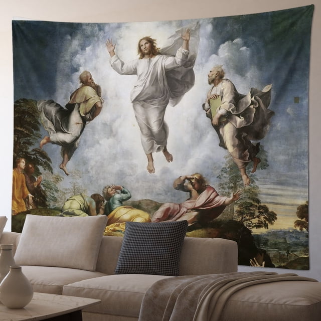 Tapiz para colgar en la pared con la Ascensión de Cristo, 150 x 130 cm