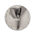 thumbnail image 2 of Ring Bling Embroidered PlacematSize: 14" RoundSet of 2Color: Silver, 2 of 4