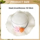 thumbnail image 2 of Sombrero de 56-58cm de circunferencia para mujer, sombrero para el sol de verano, protector solar de rábano y conejo, sombrero de paja y bolsa de paja, 2 of 5