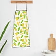 thumbnail image 5 of Naloa 1Pack Adjustable Bib Apron Waterdrop Resistant Cooking Kitchen Aprons for Women Men Chef, Cartoon Corn Print, 5 of 5