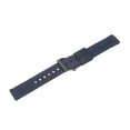 thumbnail image 2 of Uxcell Black Blue Nylon Striped Watchband 18mm Width Soft Nylon Strap with Black Buckle, Canvas Watch Band, 2 of 6