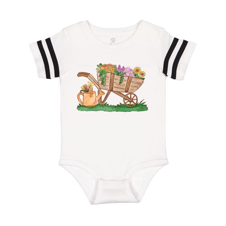 

Inktastic Flower Wheelbarrow Gift Baby Boy or Baby Girl Bodysuit