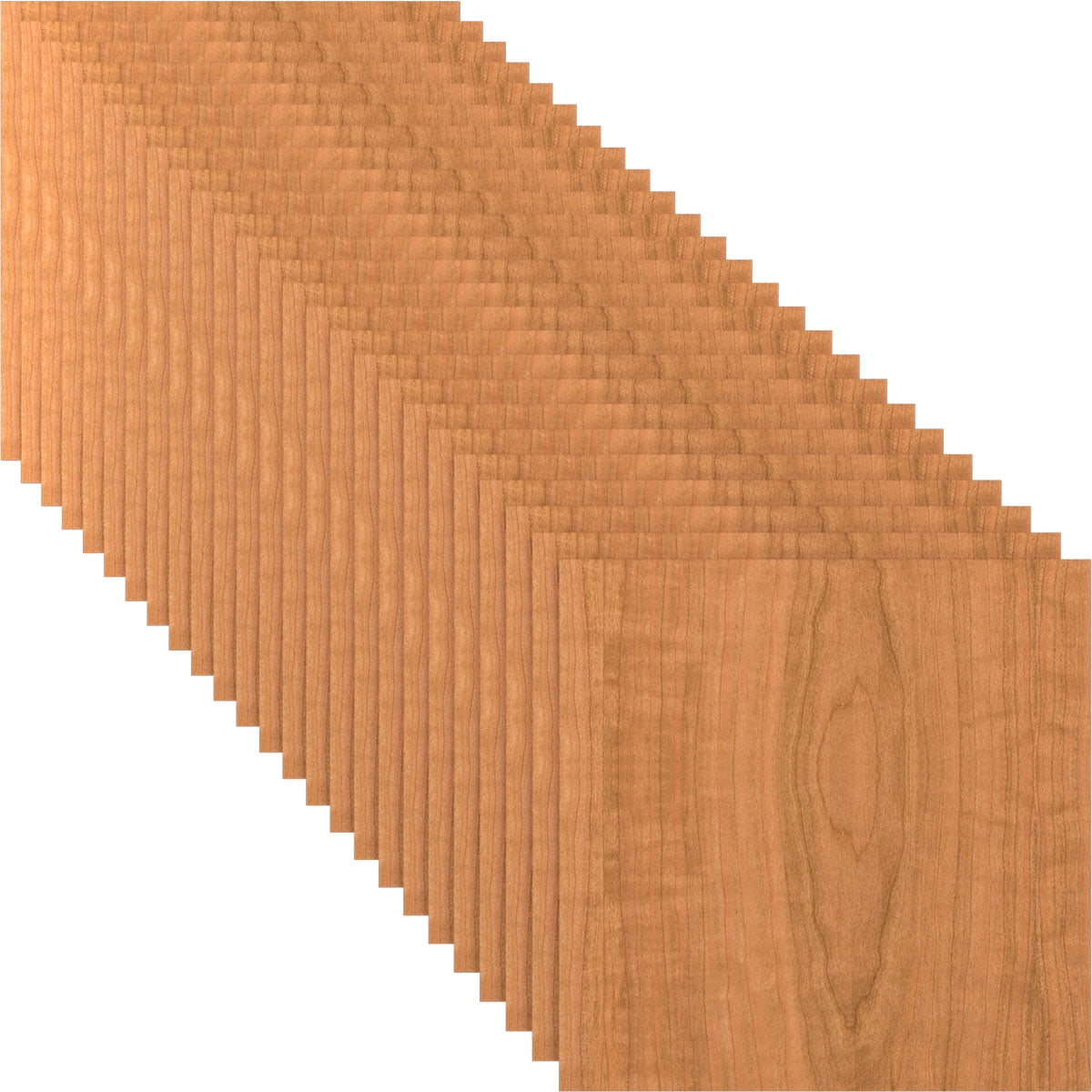 Ekena Millwork 15 3/4"W x 15 3/4"H x 1/4"T Wood Hobby Boards, Cherry (25-Pack)
