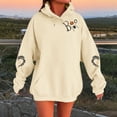 thumbnail image 2 of Tisuna Halloween Hoodie For Women Soft Graphic Print Hooded Tops Ladies Long Sleeve Festival Theme Party Fall Hoody Size L, 2 of 4