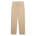 thumbnail image 6 of Linen Capri Pants for Women Elastic High Waist Tulip Hem Capris Loose Wide Leg Beach Cropped Trousers with Pockets Khaki XL, 6 of 9