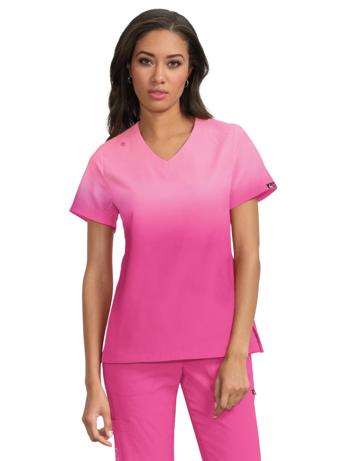 koi Designing Happiness Koi Lite Women's VNeck Ombre Reform Scrub