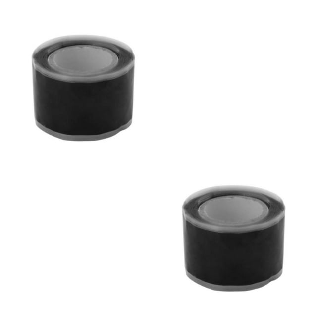 kurtrusly Ruban Imperméable à Forte Adhérence pour Multiples Surfaces, Ruban de Scellage en Silicone Auto-Fondant, Longue Durée 2,5 cm*1,5 m 2 Ensembles