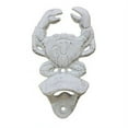 thumbnail image 3 of Hampton Nautical Rustic Red Wall Mounted Crab Bottle Opener 6"-Vintage Cast Iron Sea Life Decor, 3 of 7