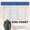 thumbnail image 6 of GIRUNS Men's Henley Shirts Long Sleeve Button T-Shirt Casual Stylish Cotton Pullover Shirt with Pocket Green 3XL, 6 of 6